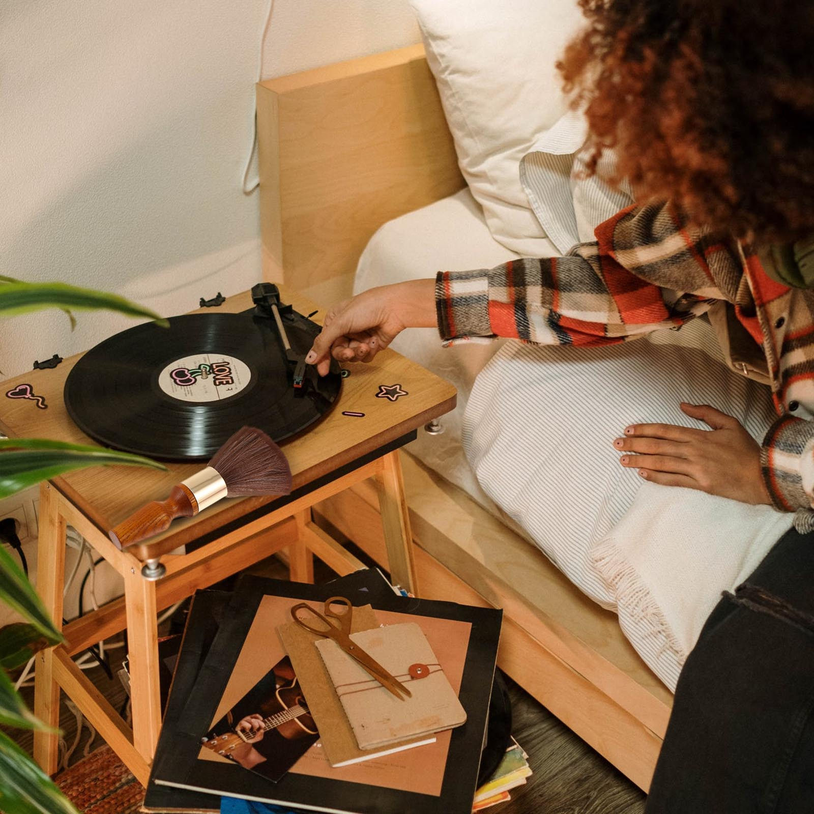비닐 레코드 청소용 브러시, CD 앨범 및 턴테이블 카 - Vinyl Record Cleaner 리뷰 및 가격