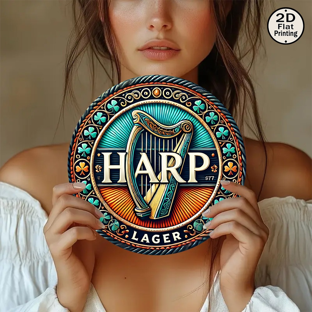 1개 2D 평면 인쇄, '하프 라거', 빈티지 8x8  - Vintage Collectible Plates 리뷰 및 가격